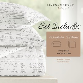Linen Market King Comforter Set (3 Piece) - Bring Luxury Home with Our Soft and Lightweight Down Alternative Comforters King Size - This King Bed Set Includes Your Comforter and 2 Pillow Shams