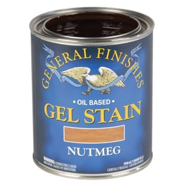 General Finishes Oil Base Gel Stain, 1 Quart, Nutmeg