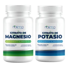 Citrato Magnesio Potasio 120 Cápsulas