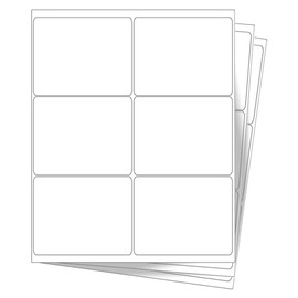 60 EcoSwift Shipping Labels 4 x 3 1/3 inches Mailing Address Blank White Self Adhesive for Laser Inkjet Printer 4 x 3.33