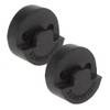 2pcs Mute Violin Mute Rubber Silencer String Musical Instrument Violin