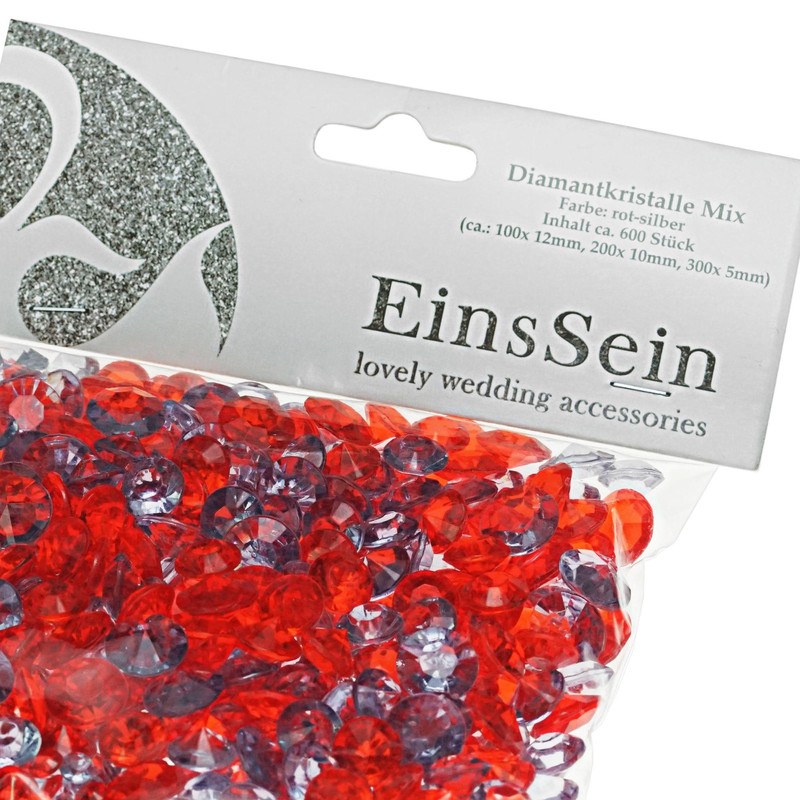 EinsSein 600 x Diamond Crystals 12-10 - 5 mm Mix