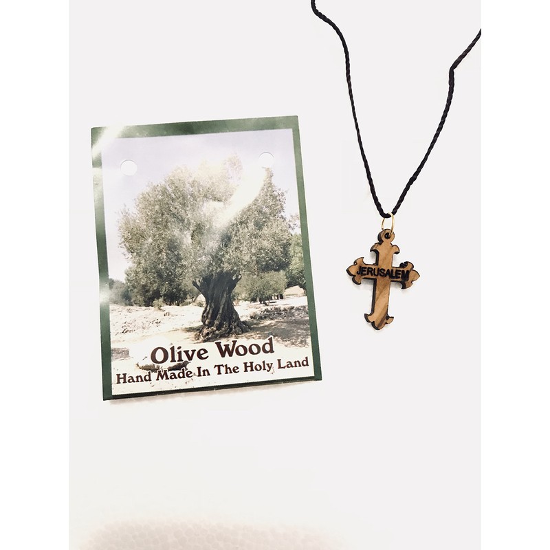 Olive Wood Orthodox Cross