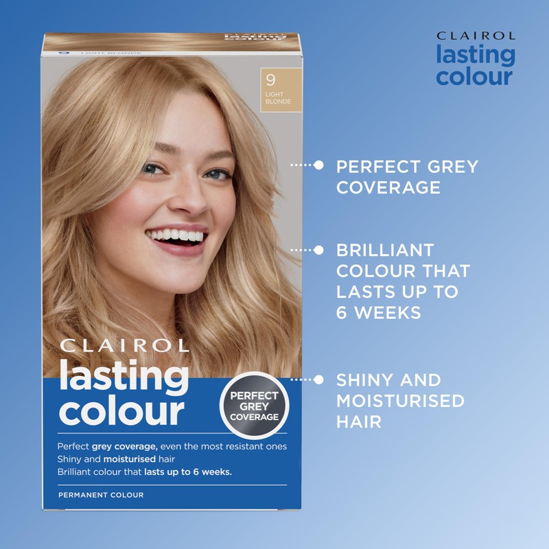 Clairol Lasting Colour Permanent Hair Dye | Perfect Grey Coverage