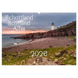 Scotland - Scotland - Alba (Wall Calendar 2026 DIN A2 Landscape), CALVENDO Monthly Calendar: 13 Brilliant Pictures Show Scotland's Fascinating Landscape in an Impressive Way (CALVENDO Places)