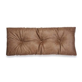 Klear Vu The Gripper Non-Slip Faux Leather Bench Cushion, 36", 1 Count (Pack of 1), Brown