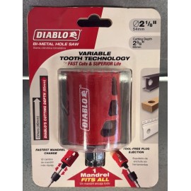 Diablo Tools 2-1/8" Bi-Metal Hole Saw Quick Change *DHS2125