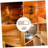 SEWACC Cedar Wood Sauna Room Air Vent Cover Sliding Grille