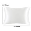 PiccoCasa Satin Pillow Cases 2 Pack, Satin Silk Pillowcase for
