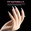 Medium Coffin Thick Nail Tips, 540PCS Gel Tips Pre-shaped Full