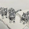 Aiyoushang 3D Printed Snow Leopards, Snow Leopard Figurine, Perform Tabletop