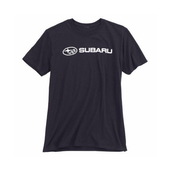 Subaru Logo Fan Tee T Shirt WRX Sti Impreza Outback Ascent Forester Impreza Crosstrek BRZ Solterra (US, Alpha, Large, Regular, Regular) Black