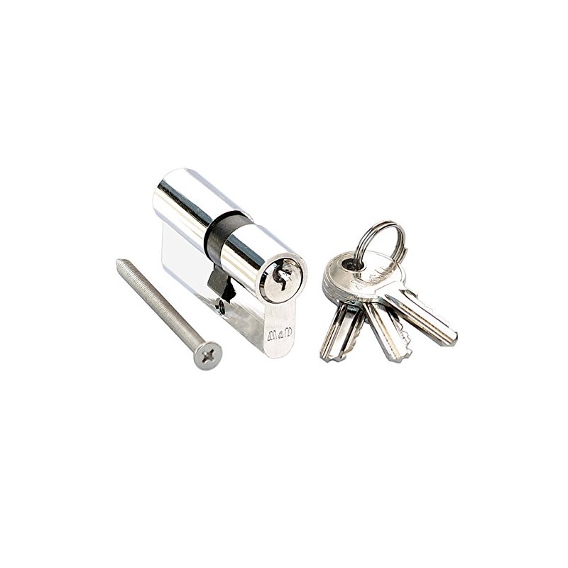 Profile Cylinder Lock Door Cylinder (Nickel, 25/25)