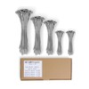 Haus Projekt Cable Ties Grey Long and Short, 500 Zipties