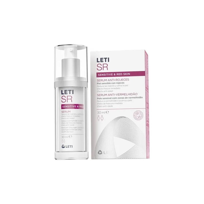 Leti SR Srum Anti-Rojeces 30 ml Piel Sensible Hipoalergnico DaNoche