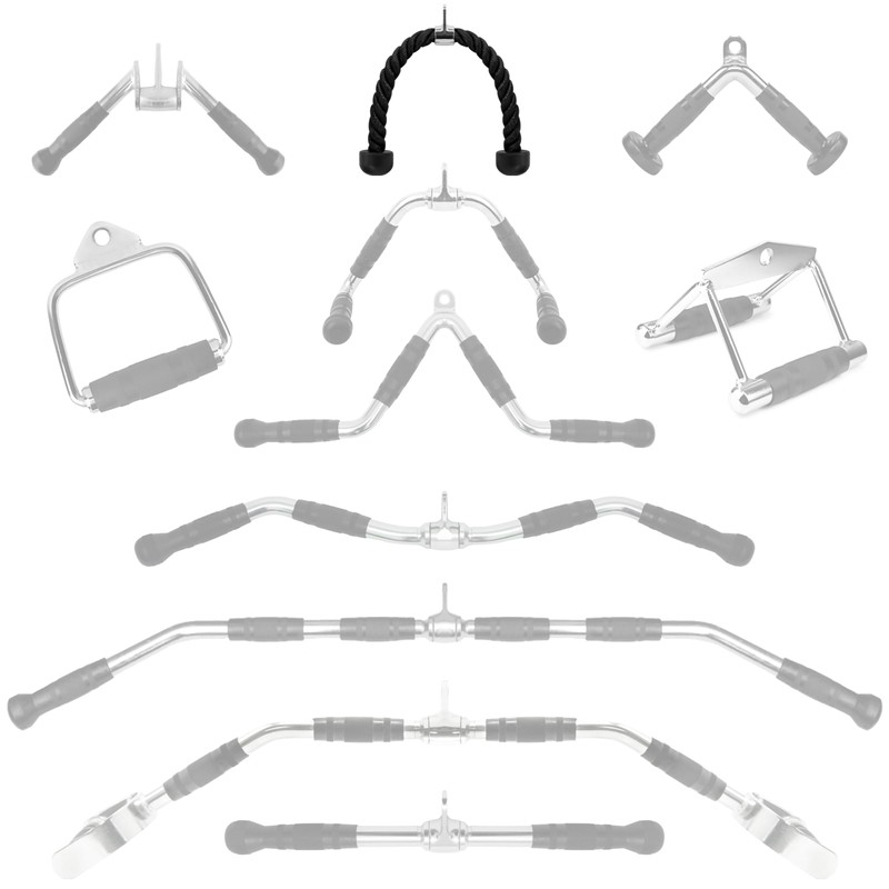 Meteor Tricep Rope - Tricep Pull Down Rope, Cable Pulley