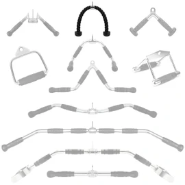 Meteor Tricep Rope - Tricep Pull Down Rope, Cable Pulley Attachment, Cable Machine Accessories, LAT Pull Down Accessory, Cable Row
