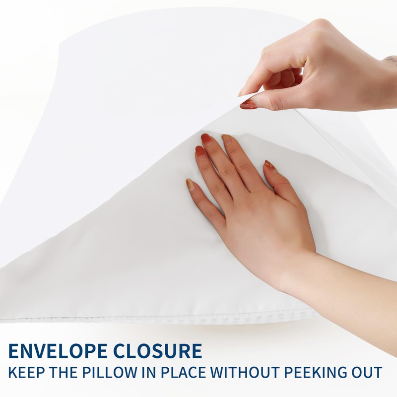 Waffle Weave Pillowcases Standard Size 2 Pack, 100% Egyptian Cotton