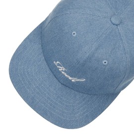 Reell Low Pitch Cap for Men and Women, Washed denim