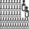 Gazebo Curtain Hooks – 50PCS Outdoor Curtain Track Hooks for