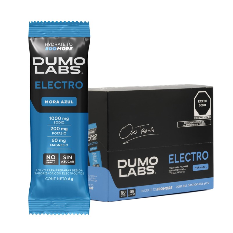 DUMO ELECTRO | Electrolitos Orales en polvo sin azucar |