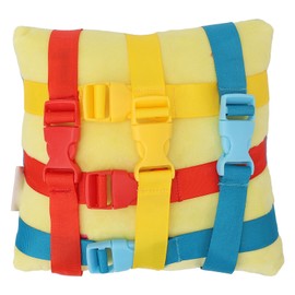 Sensory Buckle Pillow Fine Motor Development Anxiety Relief Dementia Activities Pillow for Autism ADHD