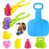 10 Pack Snowball Maker Toy, Winter Snow Sled Outdoor Snow