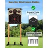 Koutemie Outdoor Shooting Target Stand with 10pcs 17x25 Inch Paper