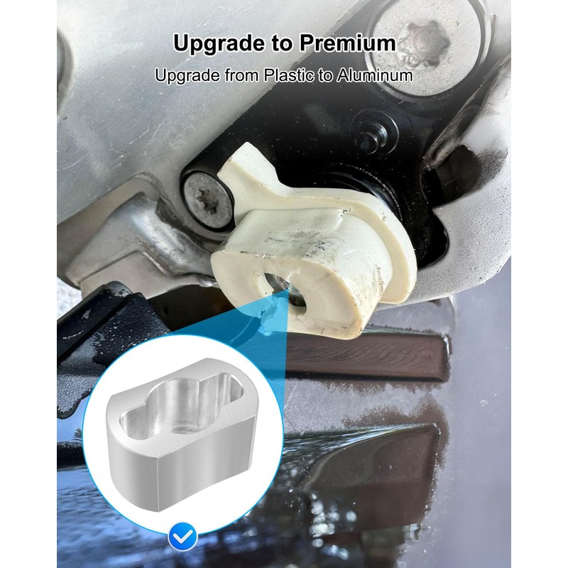 WUMZIJ Upgrade Aluminum Tailgate Hinge Bushing Compatible with Nissan Titan