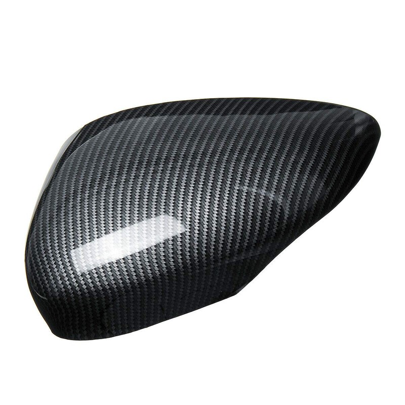 1 Pair Carbon Fiber Front Door Cover Caps Left Right