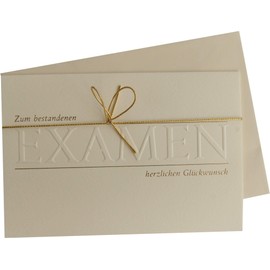 bsb Greeting Card Congratulations Card for Passing Exams - Beige Envelope