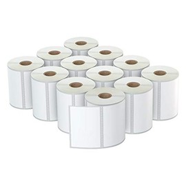 AveneMark 4" x 3" Direct Thermal Mailing Address Shipping Labels Perforated FBA FN SKU Barcode Label Stickers Compatible with Rollo & Zebra Desktop Printers [12 Rolls, 500 Labels/Roll, 6000 Labels]