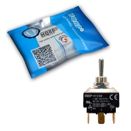 HQRP Momentary Toggle Switch Compatible with 5100856X1 HY29B Simplicity Snapper Pro EZ Dump DFS 24542 30-050 + HQRP Coaster