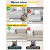 Sofa Scratch Protector 30cm x 500cm - Extra Long Clear