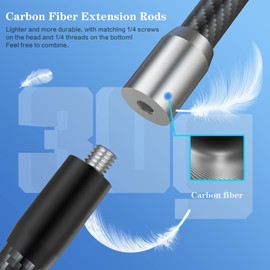 Bike Motorcycle Handlebar Mount for Insta360, DJI Osmo 360, Third-Person Bicycle Handlebar Selfie Stick Clamp Mount with 360°Rotation for Insta360 X5 X4 X3, GoPro 13 12 Perfect for Shooting Bike Video