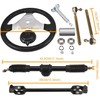 Trkimal 300mm Steering Wheel Tie Rod Rack Adjustable Shaft Tie
