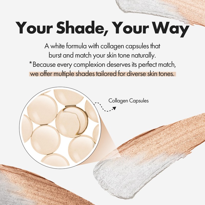ELROEL Blanc Cover Cream Stick V White - Korean Color-Changing