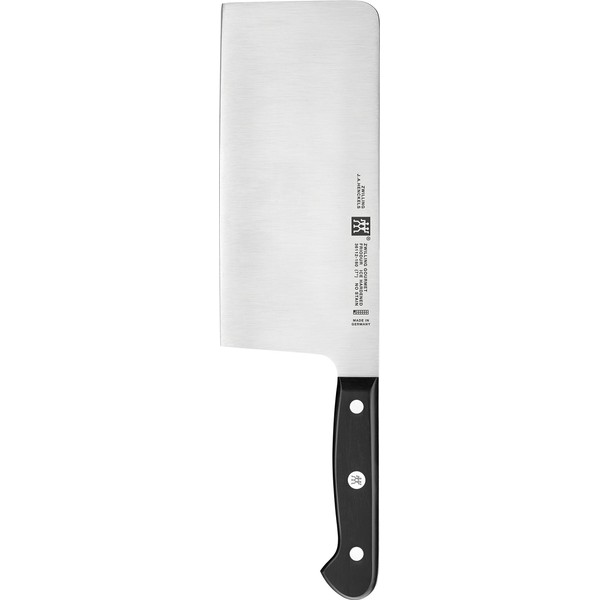 ZWILLING Premium Gourmet Ultra Sharp Cleaver Knife, 7 Inch - Kitchen Knife, Chinese Chefs Knives, Butcher Knife, Dishwasher Safe, Made in Germany with Special Steel Formula for Almost 300 Years,Black