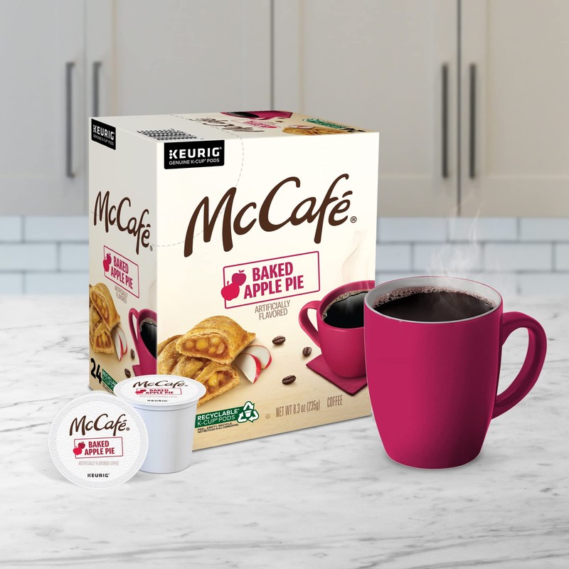 McCafe Baked Apple Pie Coffee, Keurig Single Serve K-Cup Pods,