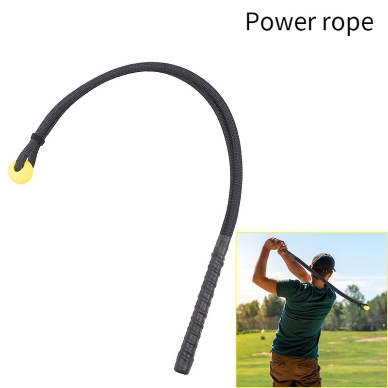 Snblzhef Golf Swing Trainer Golf Practice Training Rope Elastic Golf