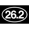 CafePress 26.2 Mile Marker Oval Car Bumper Sticker(10-Pack)