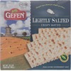 Gefen Lightly Salted Matzo, 11oz (3 Pack) Traditional Style Matzo