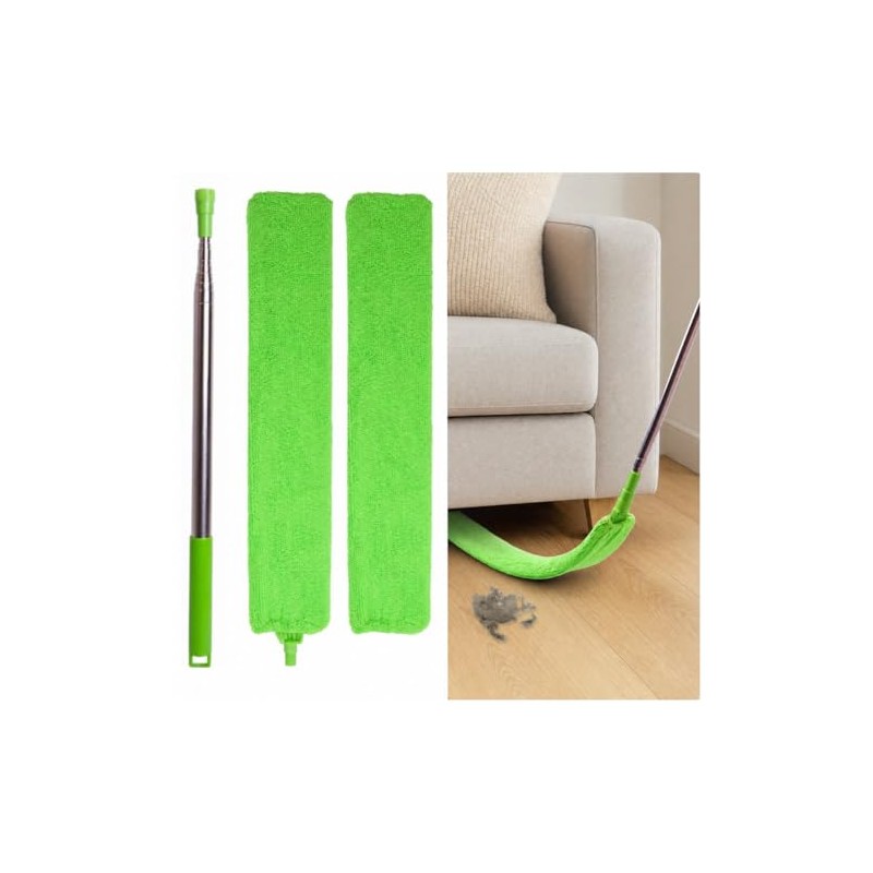Retractable Gap Dust Cleaner for Hard-to-Reach Spaces