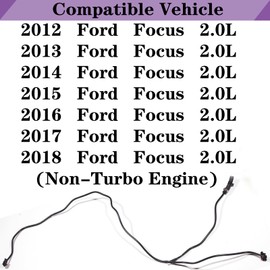 LYNSHINE CV6Z-8K012-K - Manguera de depósito de radiador Ford Focus 2012 2013 2014 2015 2016 2017 2018 12 13 14 15 16 17 18 L4 CV6Z. 6K012 K 626653 626-653 BV618K012KF