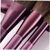 Minkissy 12 in 1 Wood Handle Nylon Bristles Makeup Brush