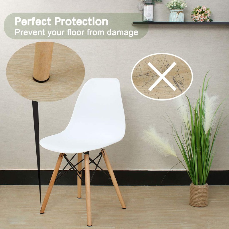 uxcell 24pcs Furniture Pads Round 1 3/4" Self-stick Non-slip Anti-scratch