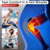 Cordless Heated Knee Massager with Vibration, Heated Knee Brace Wrap