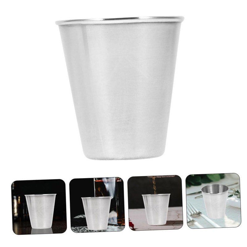 LABRIMP 2pcs Beverage Cups Tiny Juice Cups for Outdoor Use