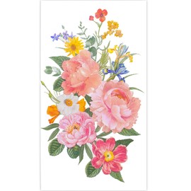 100 servilletas florales para invitados de 3 capas, desechables, servilletas de cena de flores florales, toallas de mano decorativas para baño, vacaciones, boda, baby shower, fiesta de cumpleaños