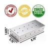 Landree® Smoker Box Made of Rustproof Stainless Steel with 28